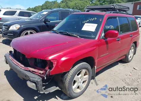 2002 Subaru Forester S из США, поврежденный, VIN JF1SF656X2G739738